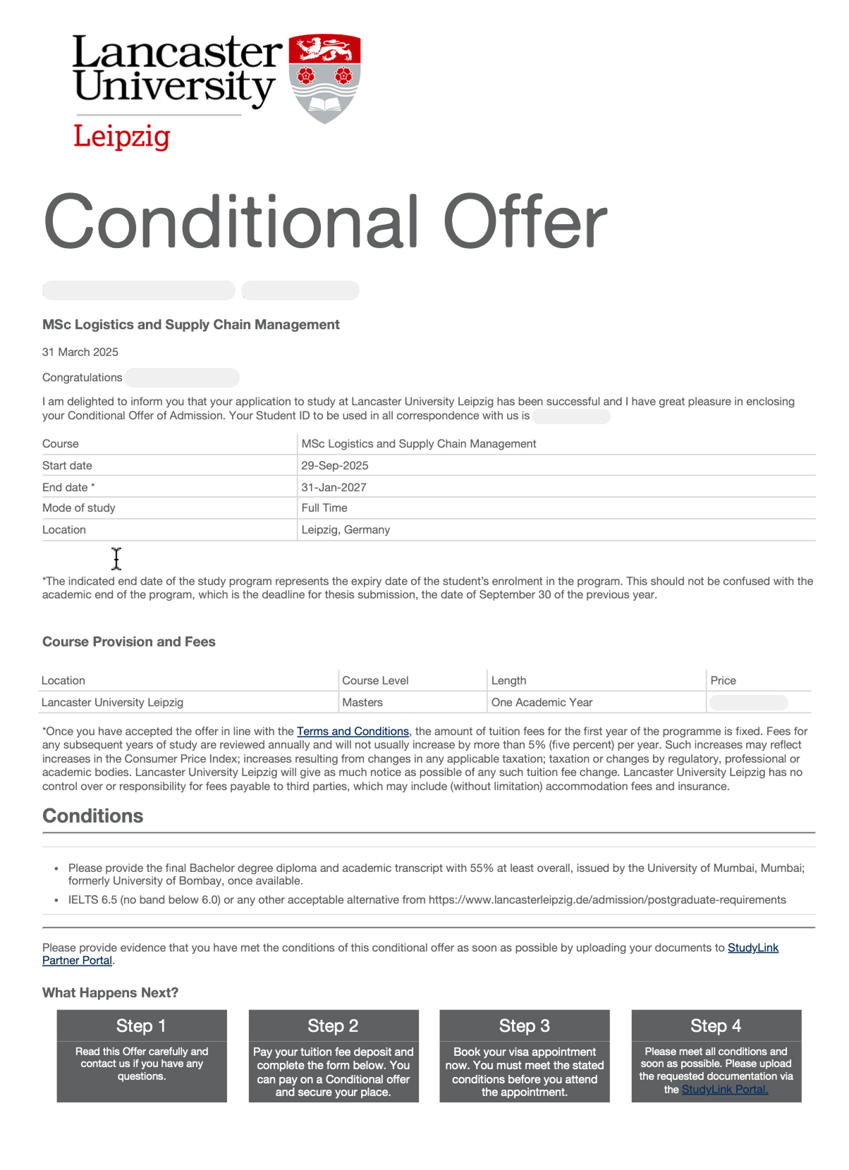 offer letter