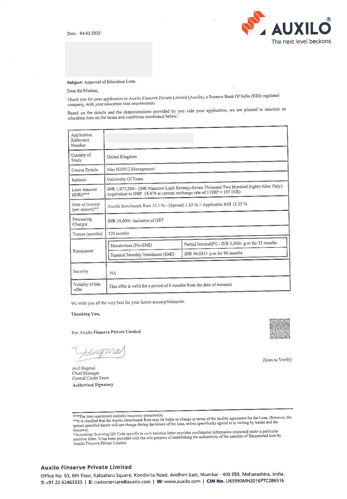 offer letter