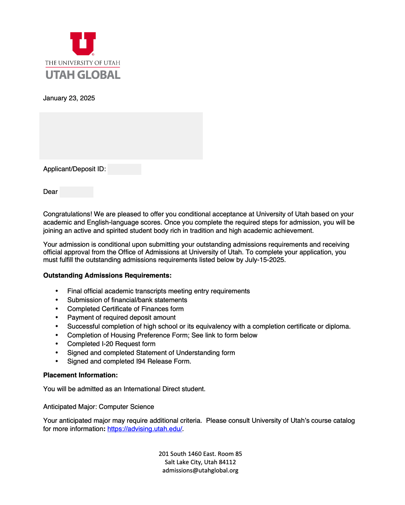 offer letter