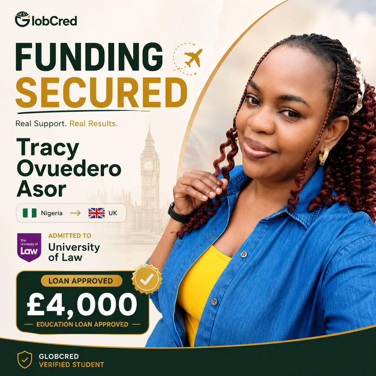 Tracy Ovuedero Asor Success Story